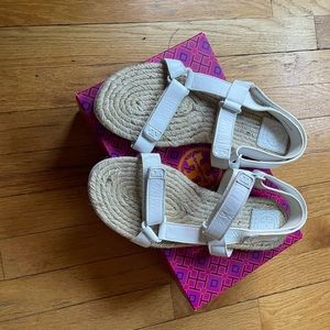 Tory Burch flat espadrille sandals